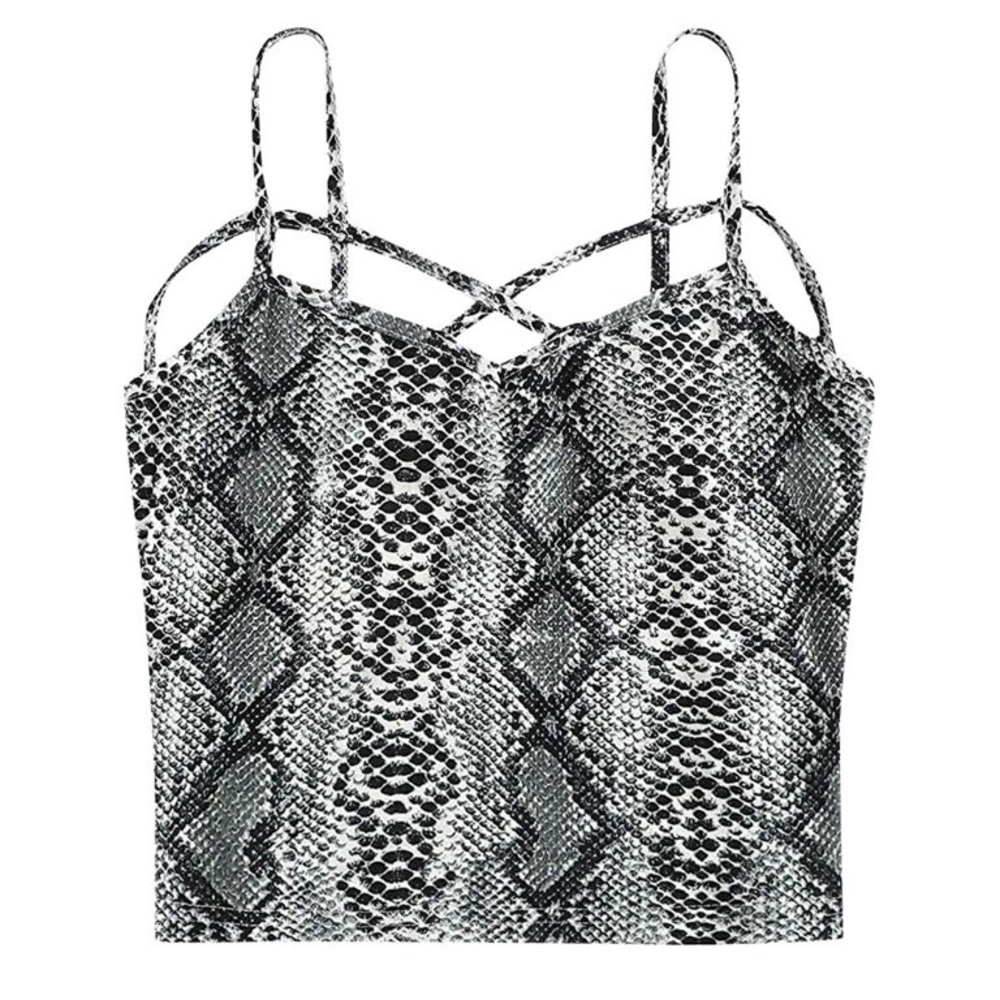 Snake Skin Crop Top